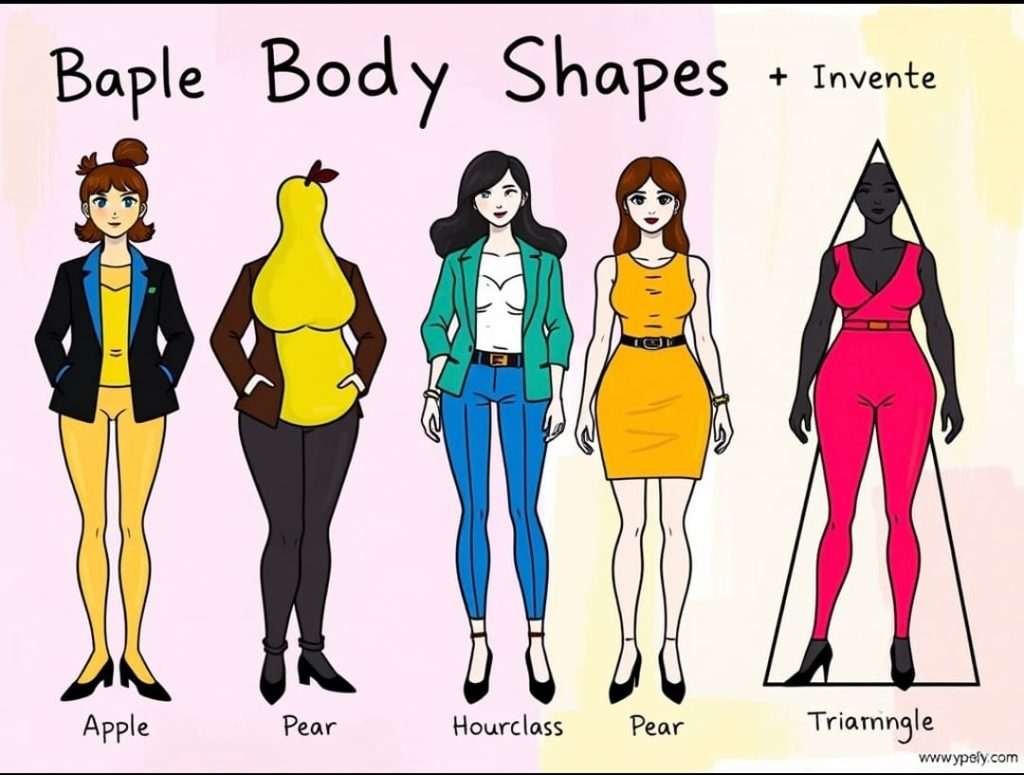 انتخاب لباس بر اساس فرم بدن