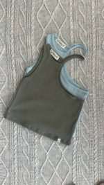 کراپ رومی رنگ سبز و آبی