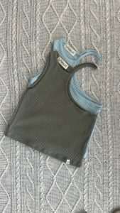 کراپ رومی رنگ سبز و آبی