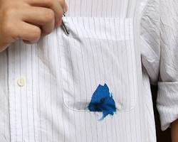 لکه جوهر روی لباس