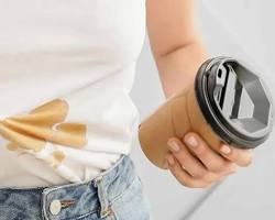 اثر لکه قهوه روی لباس 