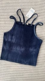 تاپ آبرنگی بندی سرمه ای