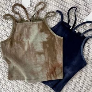 تاپ آبرنگی بندی سرمه ای و نشکافه ای