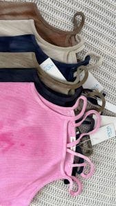 تاپ آبرنگی بندی نسکافه ای و سرمه ای