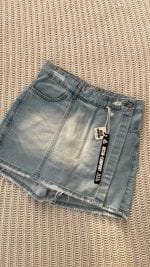 دامن شلوارکی جین یخی