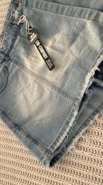 دامن شلوارکی جین یخی