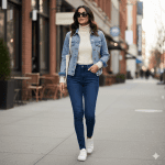 استایل غیر رسمی با یقه اسکی