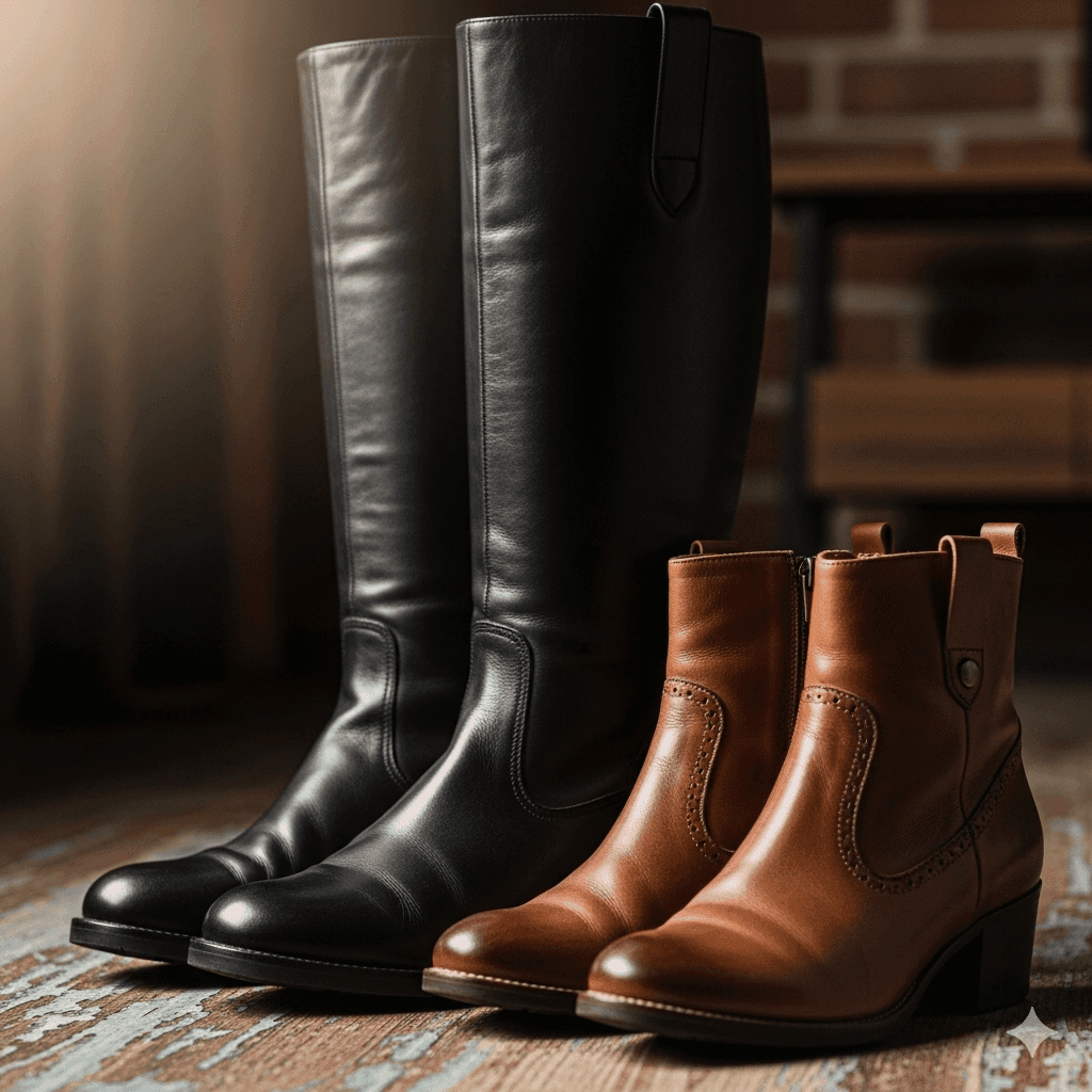 نبم بوت بلند دخترانه برای استایل پاییز