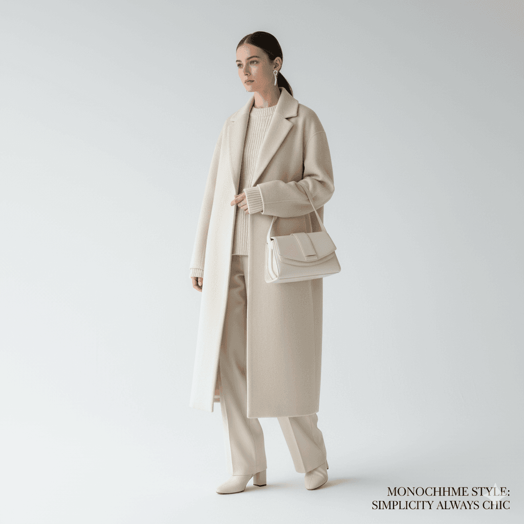 استایل مونوکروم دخترانه