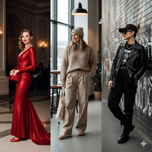 استایل مونوکروم در موقعیت های مختلف