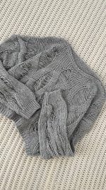 بافت کراپ ترک طوسی