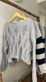 بافت کراپ ترک طوسی