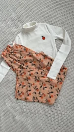 ست پاییزه شلوار و یقه اسکی