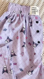 شلوار دخترانه خانگی طرح کورومی