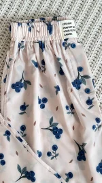 شلوار خانگی راحتی طرح بلوبری