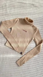 یقه اسکی دخترانه با گلدوزی تدی